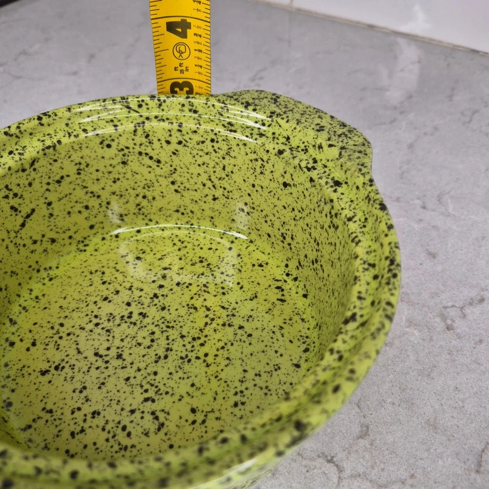 Cerutil Casserole Dish Speckled Stoneware Set Of 2 Green